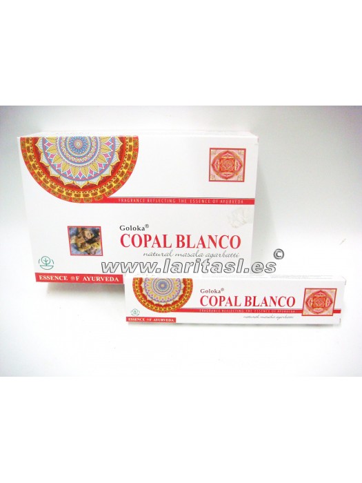 Goloka EOA Copal Blanco 15gr (pack 12)